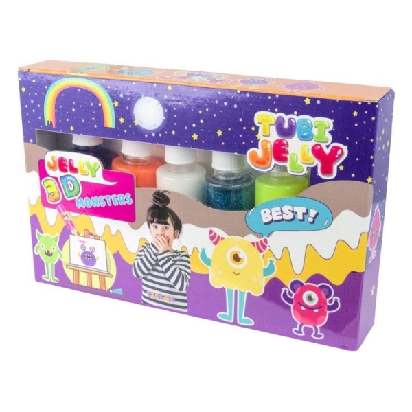 TUBI JELLY 6 KOLORÓW POTWORKI