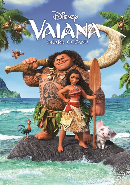VAIANA SKARB OCEANU DVD