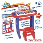 BONTEMPI ELEKTRONICZNE ORGANY ZE STATYWEM KRZESEŁKIEM 