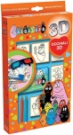 PIECZĄTKI 3D + OKULARY BARBAPAPA