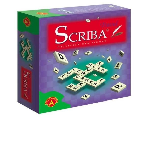 SCRIBA TRAVEL NAJLEPSZA GRA SŁOWNA SYLABY PLANSZOWA 