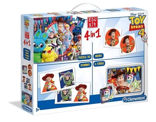 ZESTAW GIER EDUKIT 4W1 TOY STORY 4 GRA PLANSZOWA