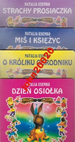 N.USENKO-4 KSIĄŻECZKI,TWARDE KARTKI