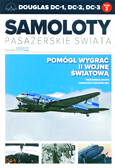 SAMOLOTY PASAŻERSKIE  SWIATA 3 DOUGLAS DC 1 2 3 