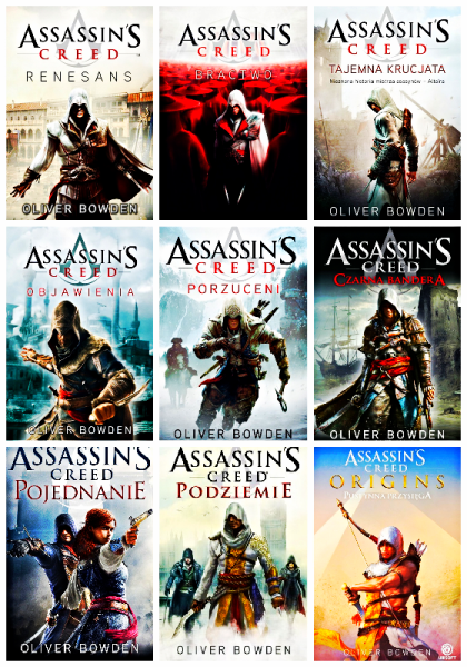 ASSASSIN`S 1-9 RENESANS KRUCJATA OBJAWIENIA O BOWDEN 