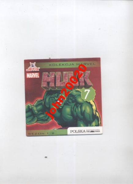 HULK 7.ŚWIATŁO I MROK3,HULK W INNYM KOLORZE.MARVEL