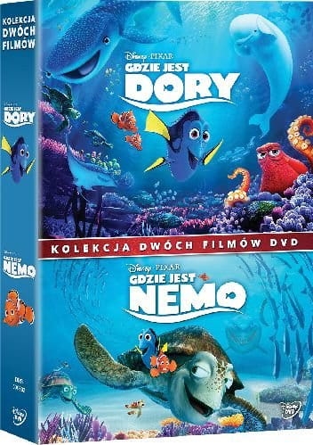 PAKIET GDZIE JEST DORY GDZIE JEST NEMO DVD 