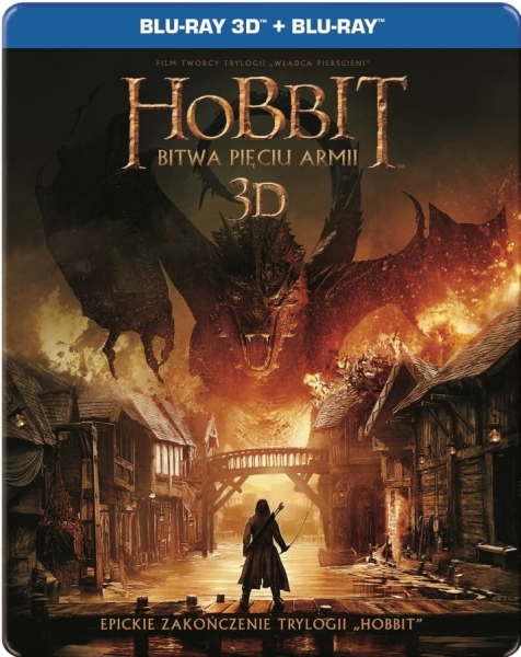  HOBBIT FILMOWA TRYLOGIA STEELBOOK BLU RAY 