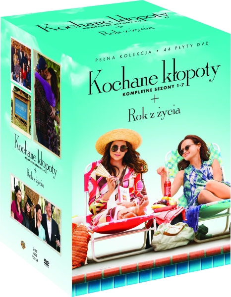 KOCHANE KŁOPOTY KOMPLETNE SEZONY 1-7 ROK Z ŻYCIA 44 DVD