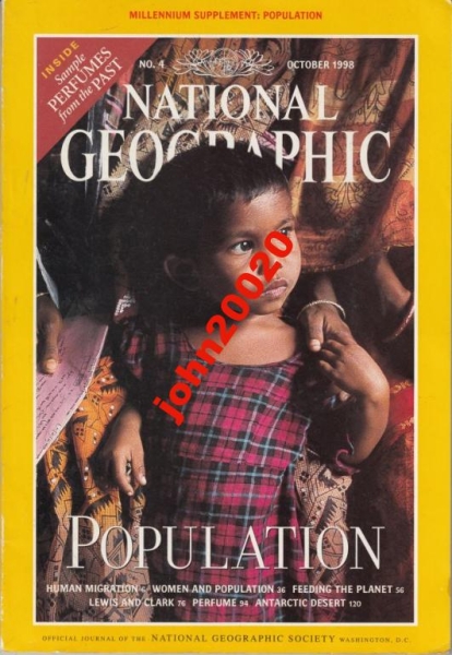 NATIONAL GEOGRAPHIC OCTOBER 1998.POPULATION