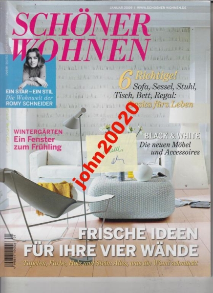 1/2009 SCHONER WOHNEN.BLACK & WHITE.