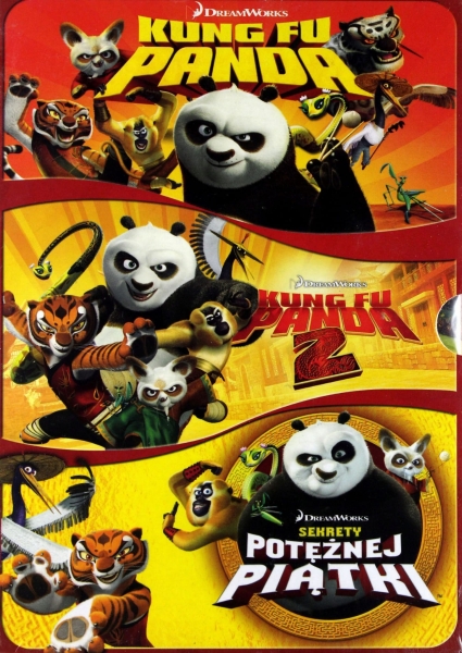 KUNG FU PANDA KOLEKCJA 3 DVD