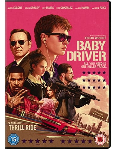 BABY DRIVER DVD SPACEY GONZALEZ HAMM