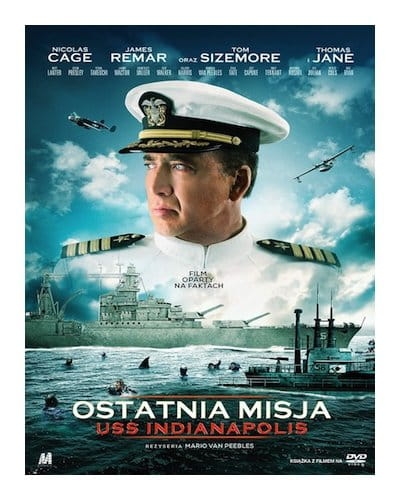 OSTATNIA MISJA USS INDIANAPOLIS DVD REMAR CAGE 