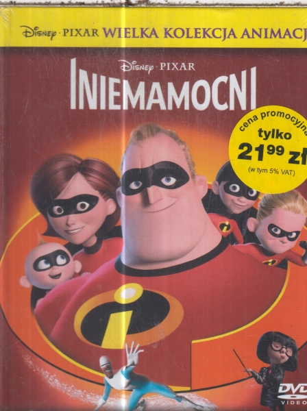 INIEMAMOCNI  DVD DISNEY DUBBING FOLIA