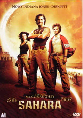 SAHARA DVD PITT ZAHN MCCONAUGHEY CRUZ