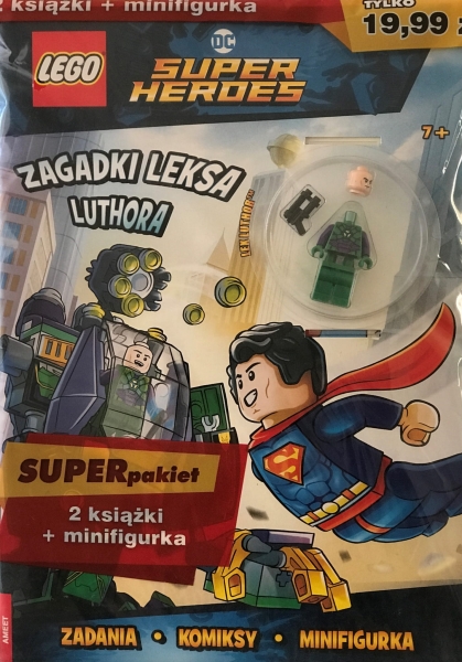 LEGO DC SUPER HEROES 2 KSIĄŻKI + MINIFIGURKA 