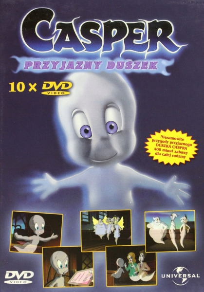 CASPER PRZYJAZNY DUSZEK BOX 10 DVD KACPER
