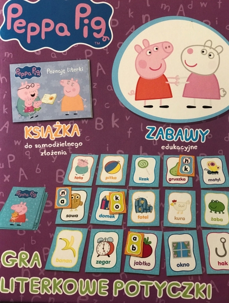 PEPPA PIG ŚWINKA PEPPA ZABAWY GRY EDUKACJA 