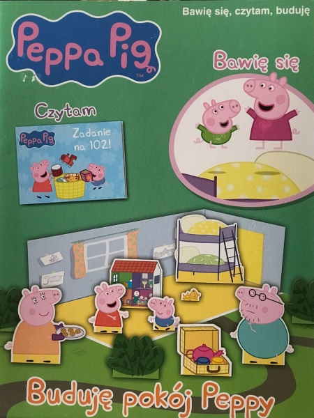PEPPA PIG ŚWINKA PEPPA BUDUJĘ POKÓJ PEPPY 
