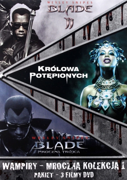WAMPIRY MROCZNA KOLEKCJA 1 DVD BLADE KRÓLOWA POTĘPIONYCH 