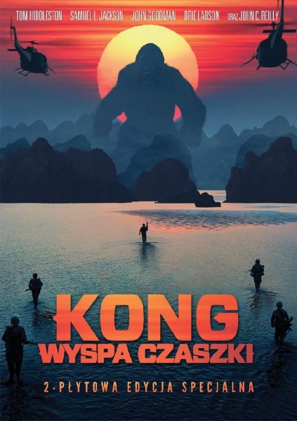 KONG WYSPA CZASZKI DVD HIDDELSON JACKSON GOODMAN 