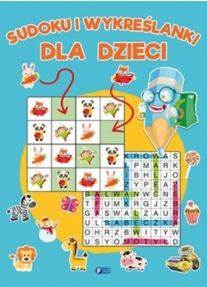 SUDOKU I WYKREŚLANKI DLA DZIECI 