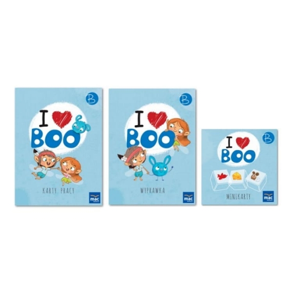 PAKIET I LOVE BOO JĘZYK ANGIELSKI POZIOM B PIĘCIOLATKI