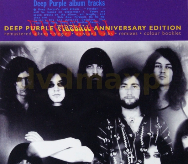 DEEP PURPLE FIREBALL CD NO NO NO