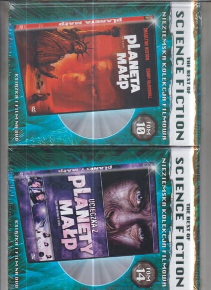 PLANETA MAŁP / UCIECZKA Z PLANETY MAŁP.2 DVD.FOLIA
