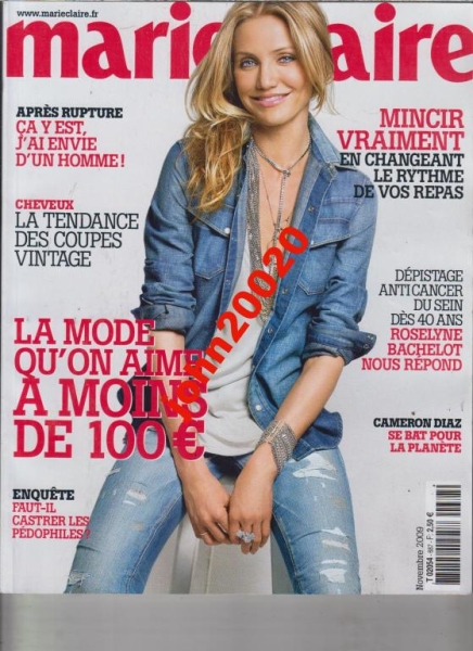 11/2009 MARIE CLAIRE.CAMERON DIAZ.