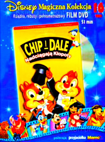 CHIP I DALE NADCIĄGAJA KŁOPOTY DISNEY  DVD 