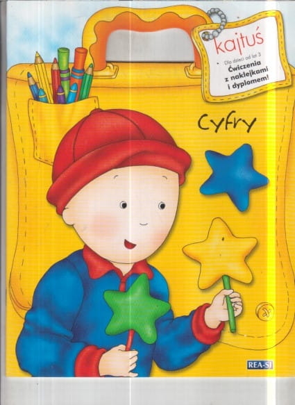 KAJTUŚ CYFRY.ĆWICZENIA NAKLEJKI