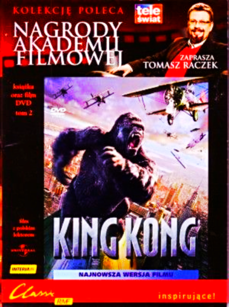 KING KONG DVD WATTS BRODY JACKSON FOLIA 