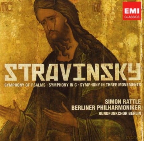 SIR SIMON RATTLE  SYMPHONY OF PSALMS SYMPHONY IN C CD