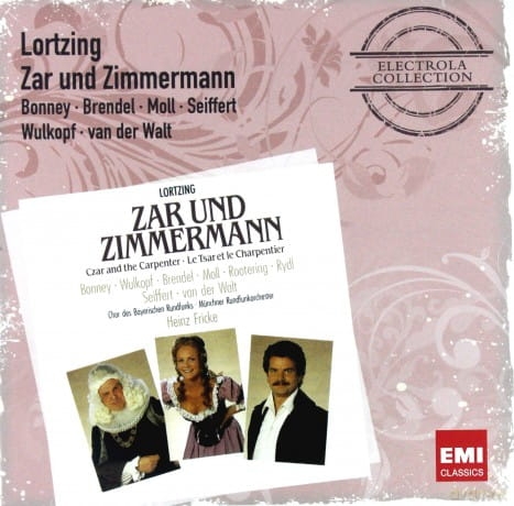 WOLFGANG BRENDEL ZAR UND ZIMMERMANN 2 CD