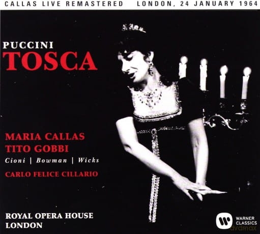 MARIA CALLAS PUCCINI TOSCA CD TOSCA ACT 1