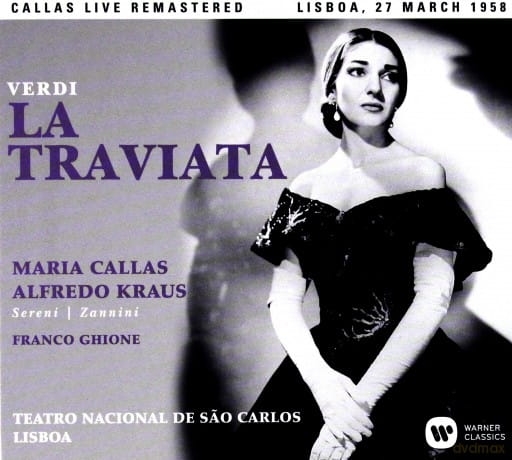 MARIA CALLAS VERDI LA TRAVIATA  CD LA TRAVIATA ACT 1