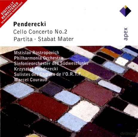 MSTISLAV ROSTOPOVICH CD KRZYSZTOF PENDERECKI POL CELLO CONCERTO NO 2