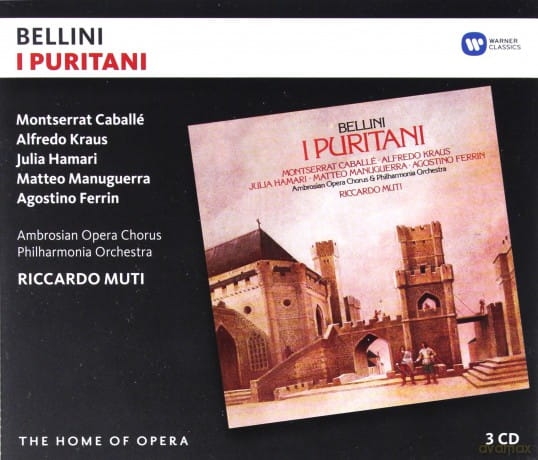 CABALLE  PHILHARMONIA ORCHESTR BELLINI I PURITANI 3CD