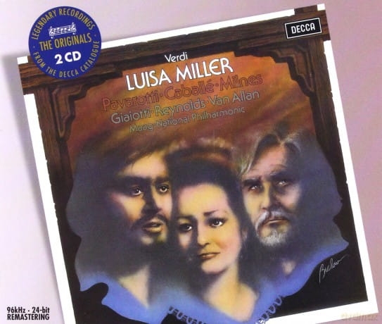 PAVAROTTI CABALLE VERDI LUISA MILLER 2CD GIUSEPPE