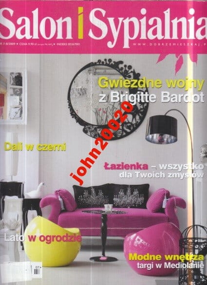 7-8/2009 SALON I SYPIALNIA.LATO W OGRODZIE.