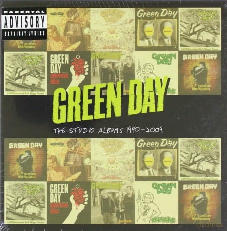 GREEN DAY STUDIO ALBUMS 1990 2009 8 CD KNOWLEDGE