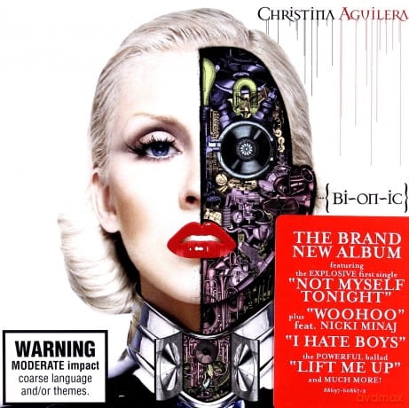 CHRISTINA AGUILERA BIONIC EXPLICIT VERSION CD