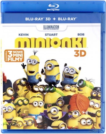 MINIONKI 3D  BLU RAY BULLOCK STRONG  
