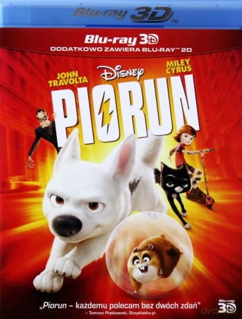 PIORUN 3D DISNEY BLU RAY WILLIAMS HOWARD