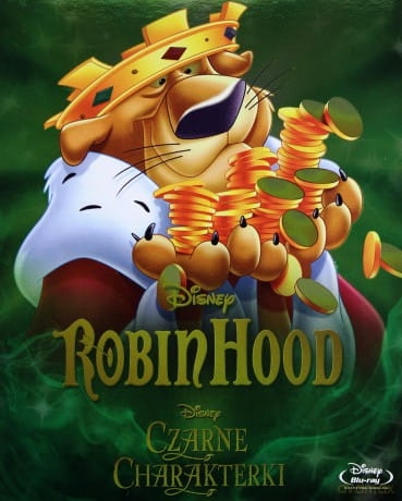 ROBIN HOOD DISNEY BLU RAY CZARNE CHARAKTERKI