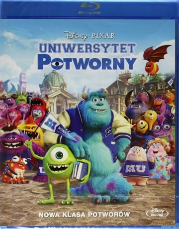UNIWERSYTET POTWORNY BLU RAY DISNEY  TARA STRONG 