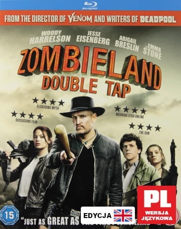 ZOMBIELAND KULKI W ŁEB BLU-RAY HARRELSON EISENBERG
