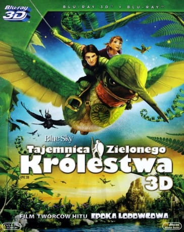 TAJEMNICE ZIELONEGO KRÓLESTWA  3D BLU RAY RIF HUTTON